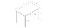 I1041 Dining Table 32"x48"